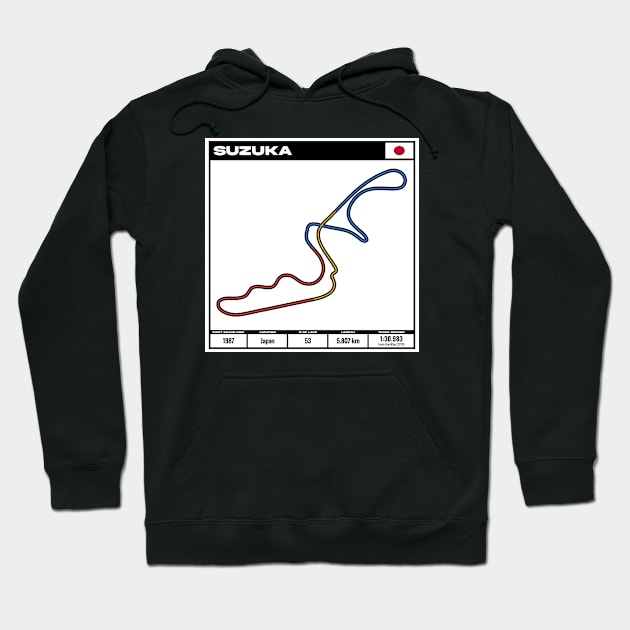 formula one circuit suzuka - formula one track - formula 1 track T-Shirt Hoodie T-Shirt T-Shirt Hoodie by digidashdigital